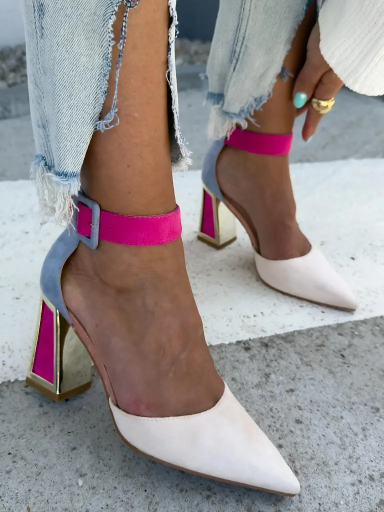 Színes női szandál CLARA