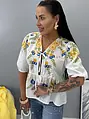 Virágmintás női blúz VANORA
