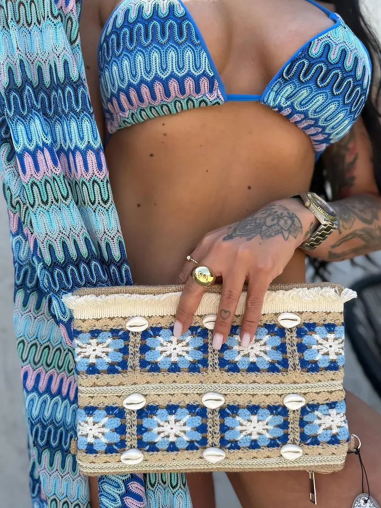 Hímzett női táska EVANGELINA