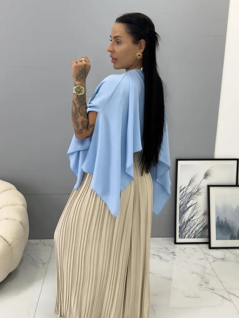 Aszimmetrikus blúz toppal MARICA - 4 módon viselhető - next