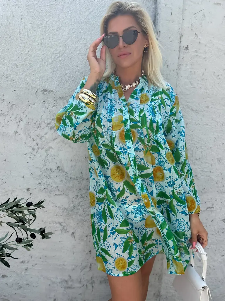 Mintás pamut ingruha LEONA - next