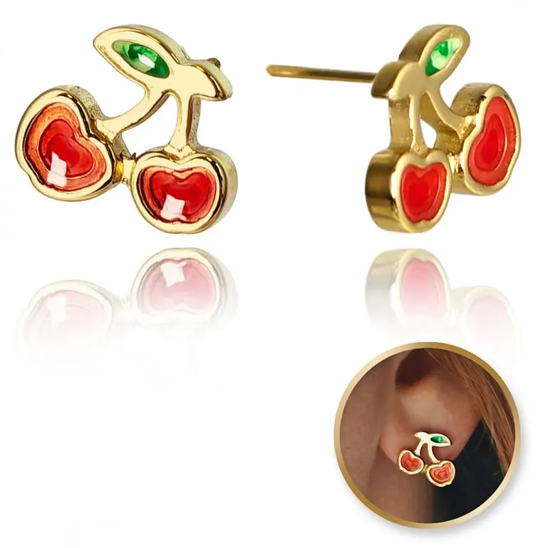 Cseresznyés fülbevaló