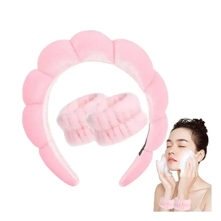 Kozmetikai fejpánt és csuklópánt szett