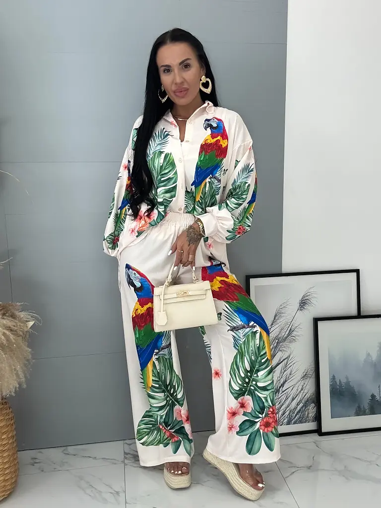 Mintás kétrészes női szett Parrot