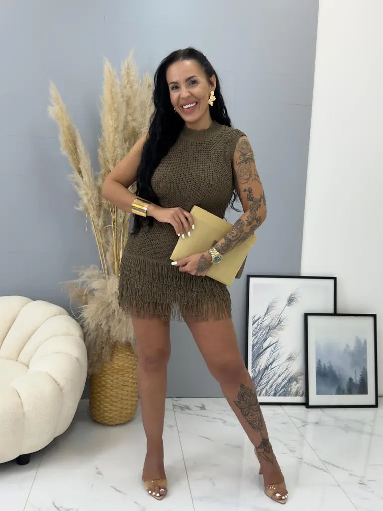 Kötött miniruha ASHLEY