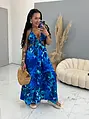 Felsliccelt hosszú cut-out ruha CHRISTINA