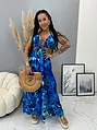 Felsliccelt hosszú cut-out ruha CHRISTINA