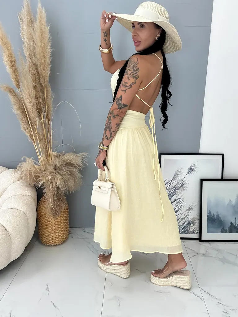 Hátán nyitott megkötős ruha FATRYNN - next