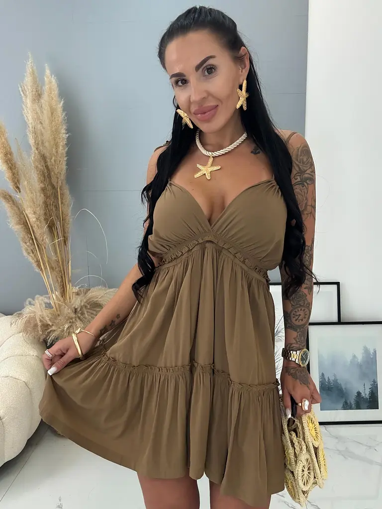 Hátán nyitott megkötős ruha MELYNA - next