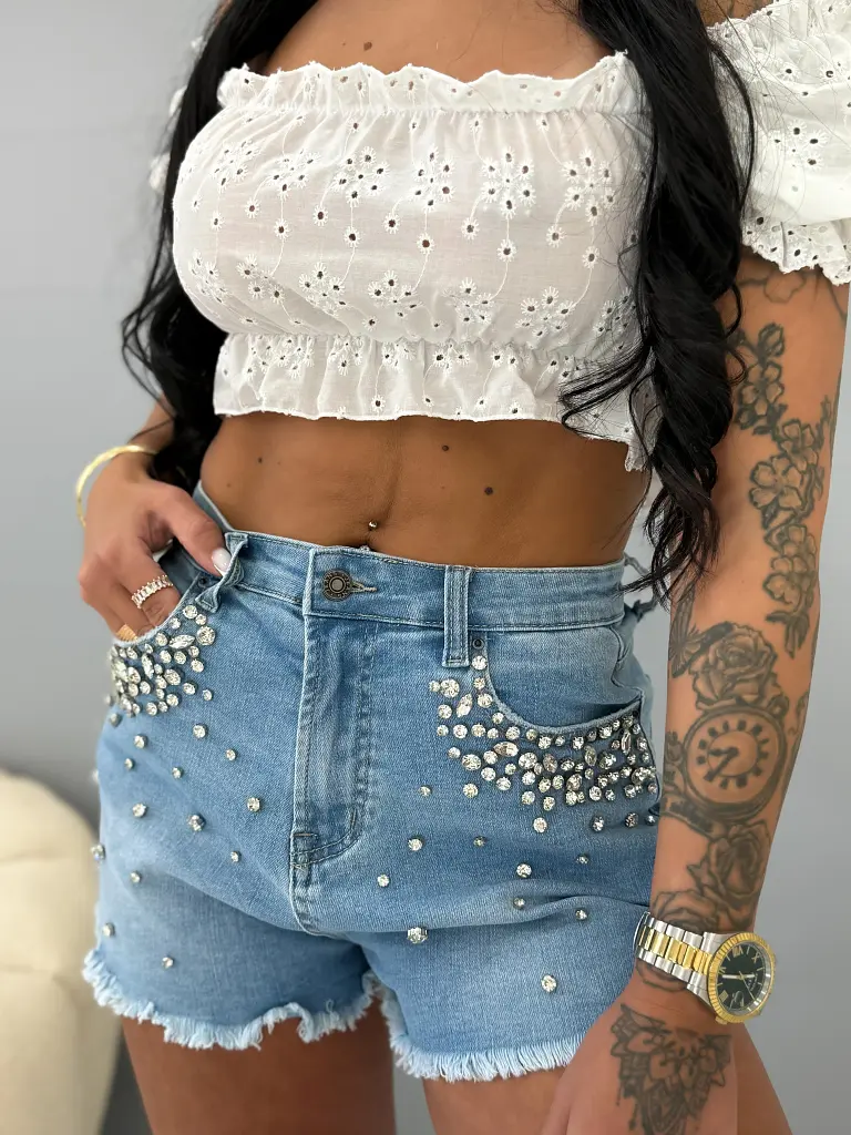 Kövekkel díszített farmersort BAILA - next