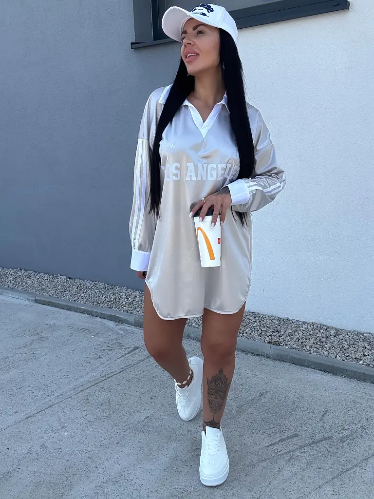 Oversized galléros top SHANA