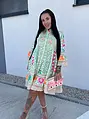 Mintás boho stílusú ruha MARINA