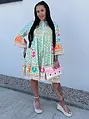 Mintás boho stílusú ruha MARINA