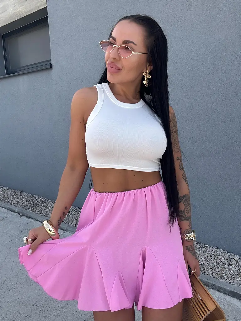 Gumis derekú fodros szoknya ZADIE - next