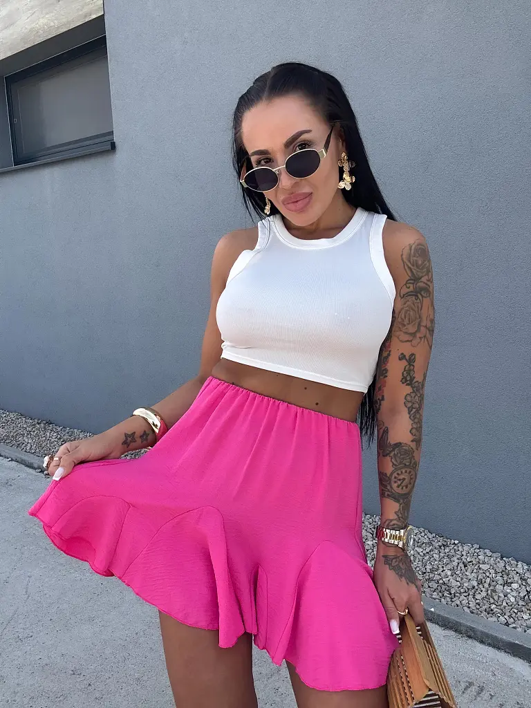 Gumis derekú fodros szoknya ZADIE