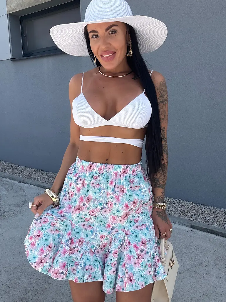 Gumis derekú fodros szoknya ZADIE