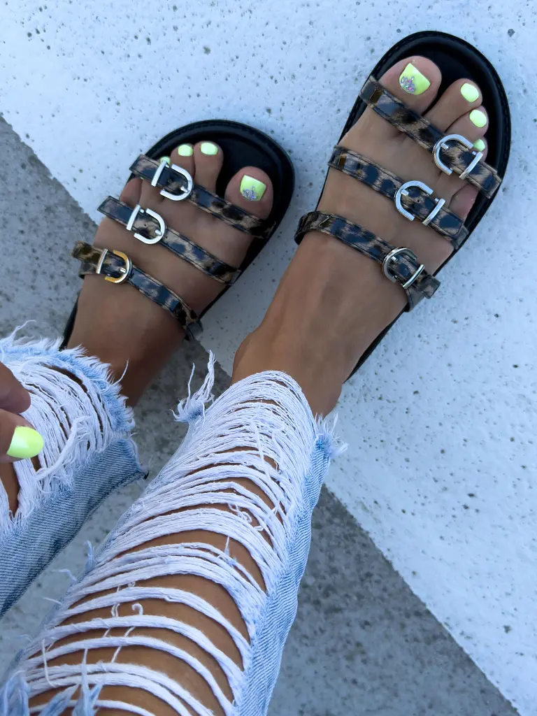 Leopárdmintás női papucs MALUBA - next