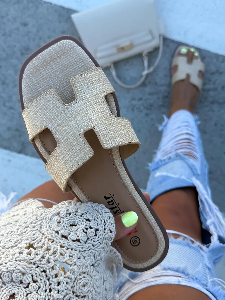 Bézs női papucs MEREDITH - next