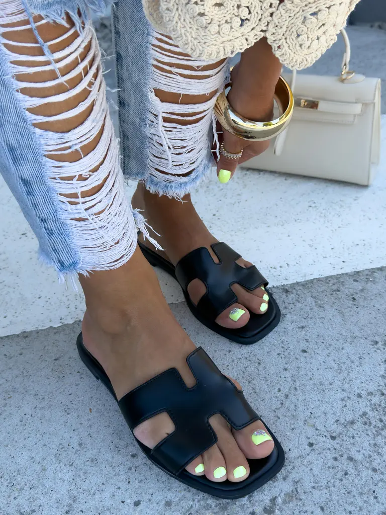 Fekete női papucs MEREDITH - next