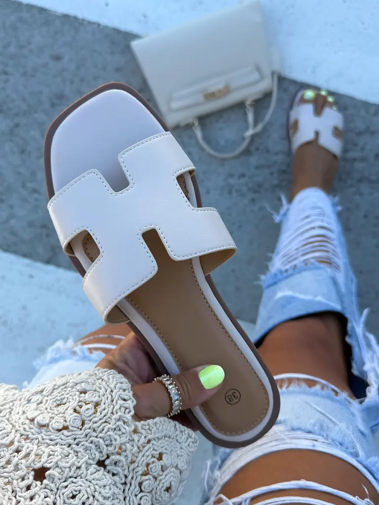 Bézs női papucs MEREDITH - next