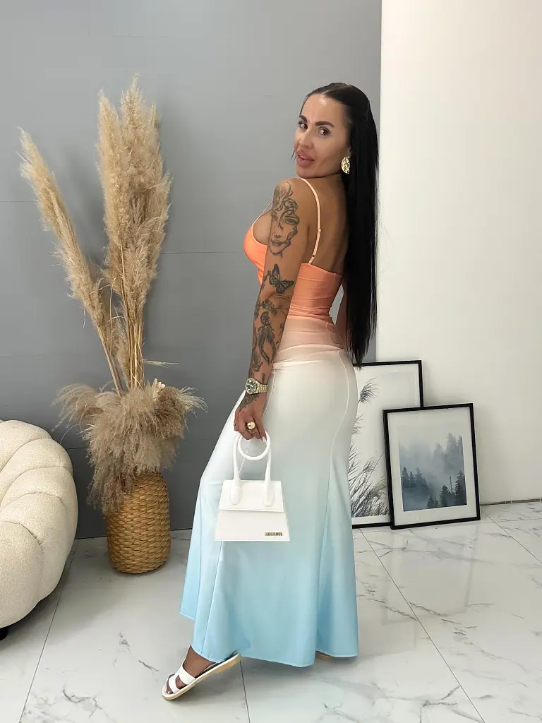 Pántos hosszú ruha ZAREEN - next