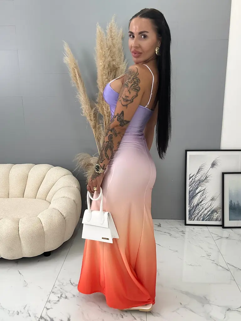 Pántos hosszú ruha ZAREEN - next