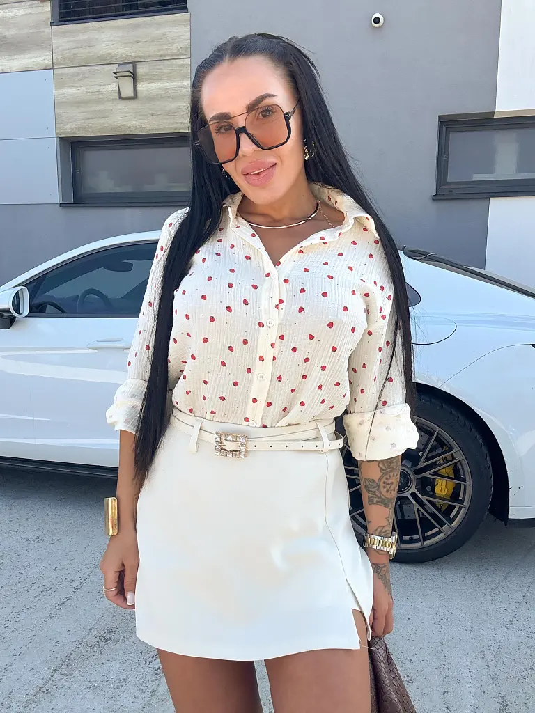 Eprecskés muszlin női blúz SHURI