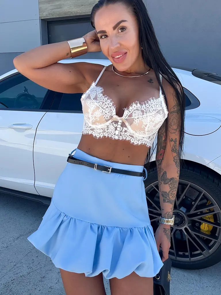 Kék ballon szoknya övvel MAKANA - next