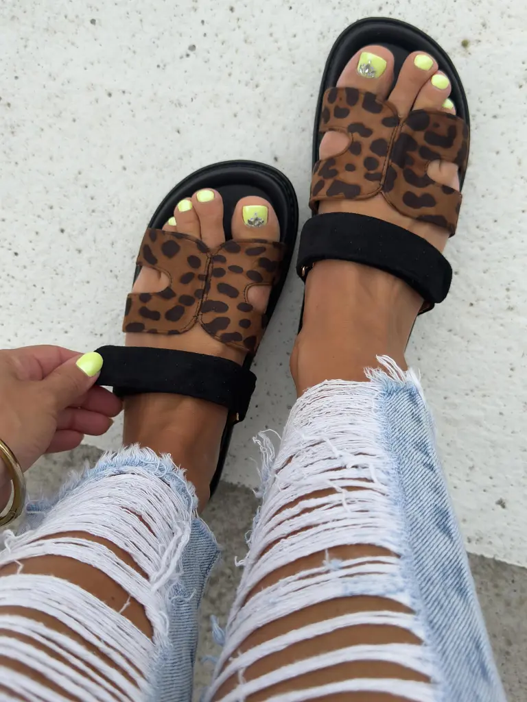 Leopárdmintás női papucs NEPTUNE - next