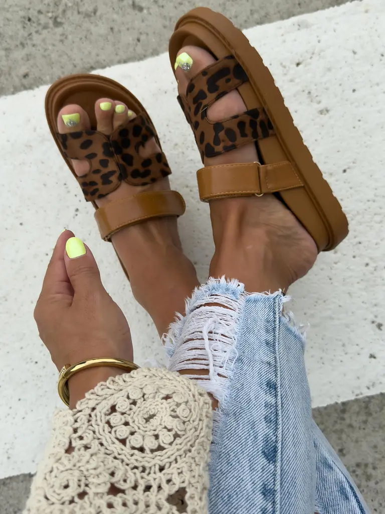 Leopárdmintás női papucs NEPTUNE - next