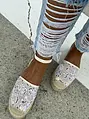 Hímzett espadrilles szandál KERYNA