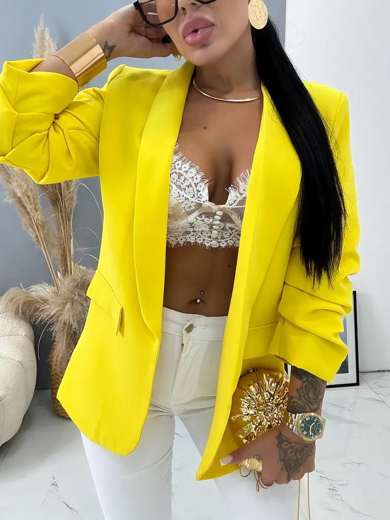 Sárga női zakó LILLA - next