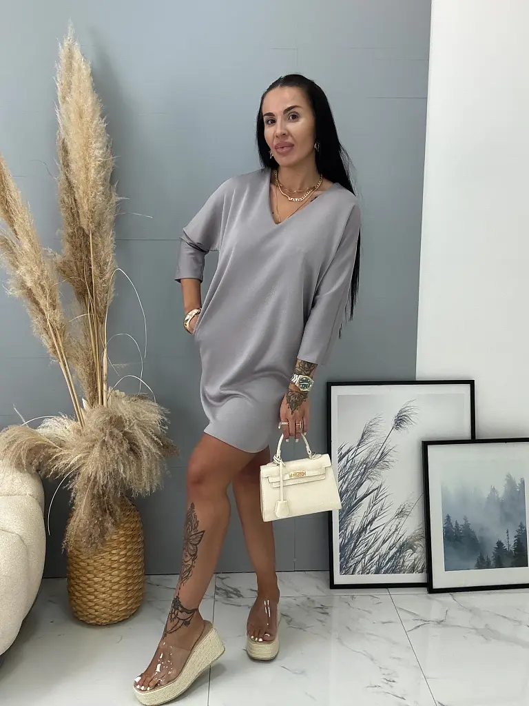 Szürke női tunika MARANA