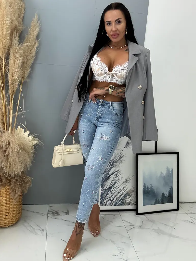 Elegáns hosszított női zakó ZELINDA