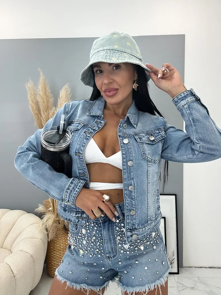 Női farmerdzseki KAROLA