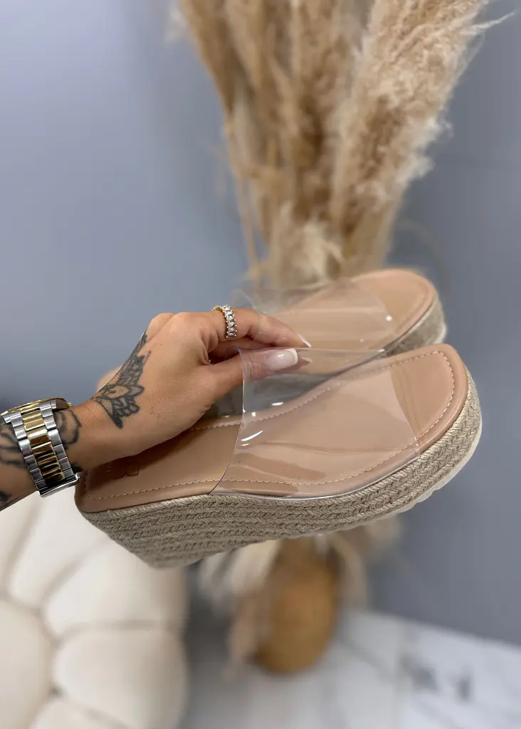 Áttetsző platformos szandál ALINA - next