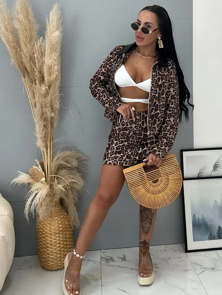 Kétrészes leo mintás szett COOPER