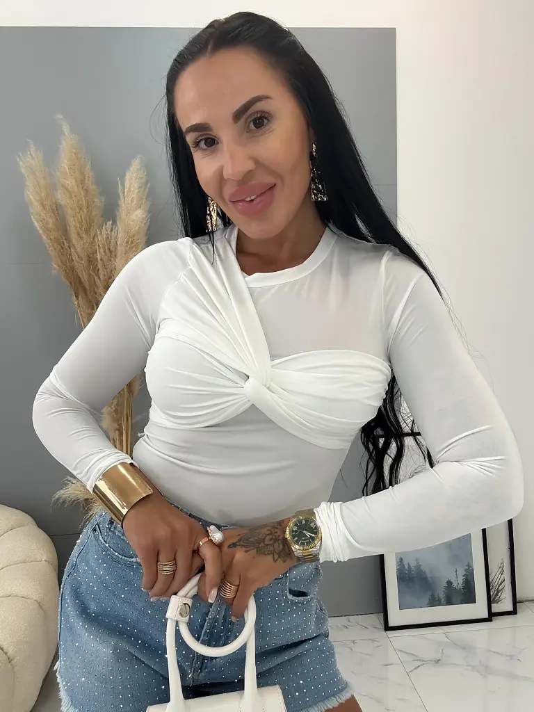 Divatos elasztikus felső MALLORY