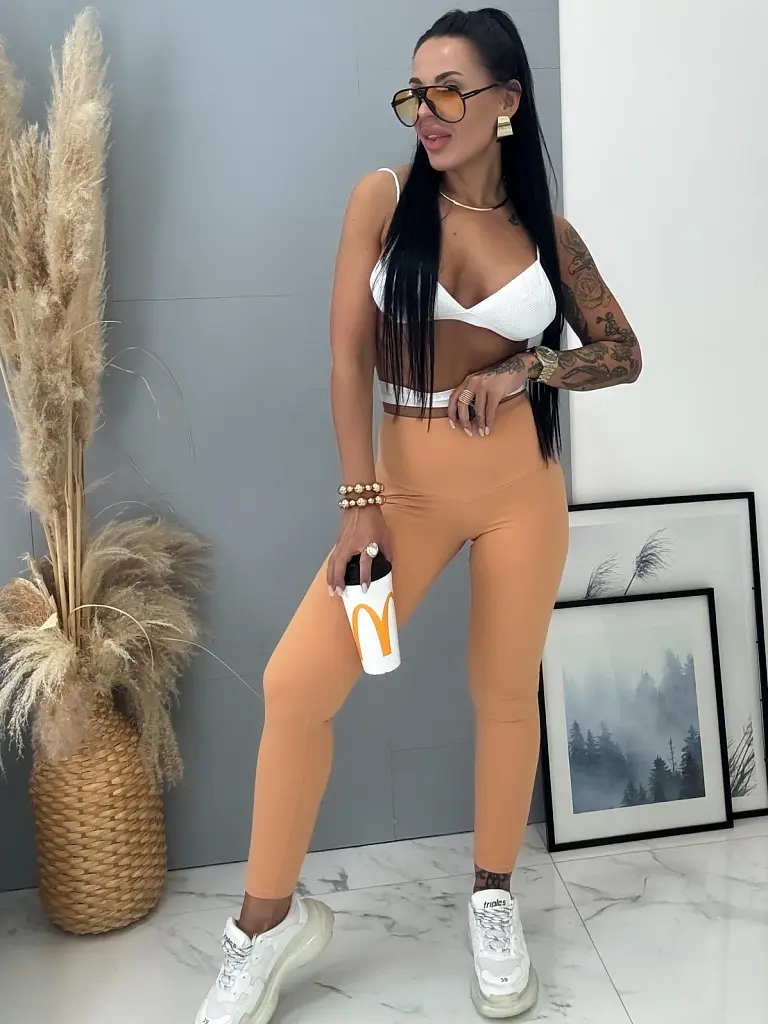 Női leggings magas derékkal