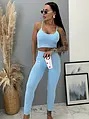 Elasztikus kék leggings 