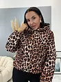 Átmeneti leopárdmintás bomber kabát PATTY