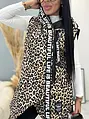 Hosszú leopárdmintás mellény ZENTHA