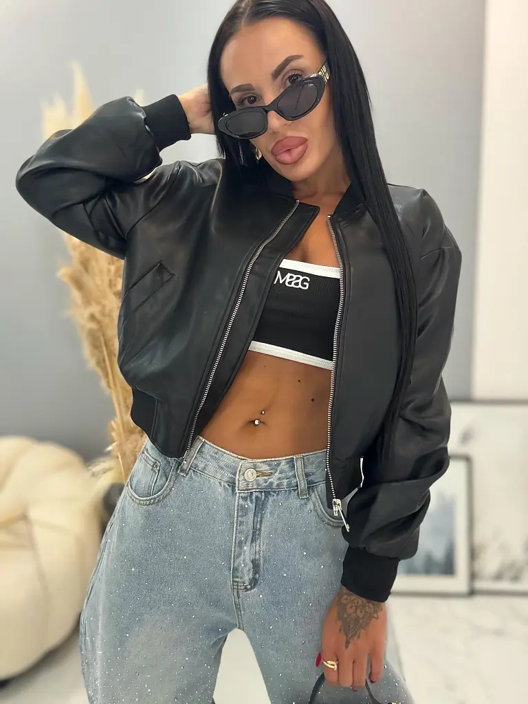 Műbőr kabát CARLY