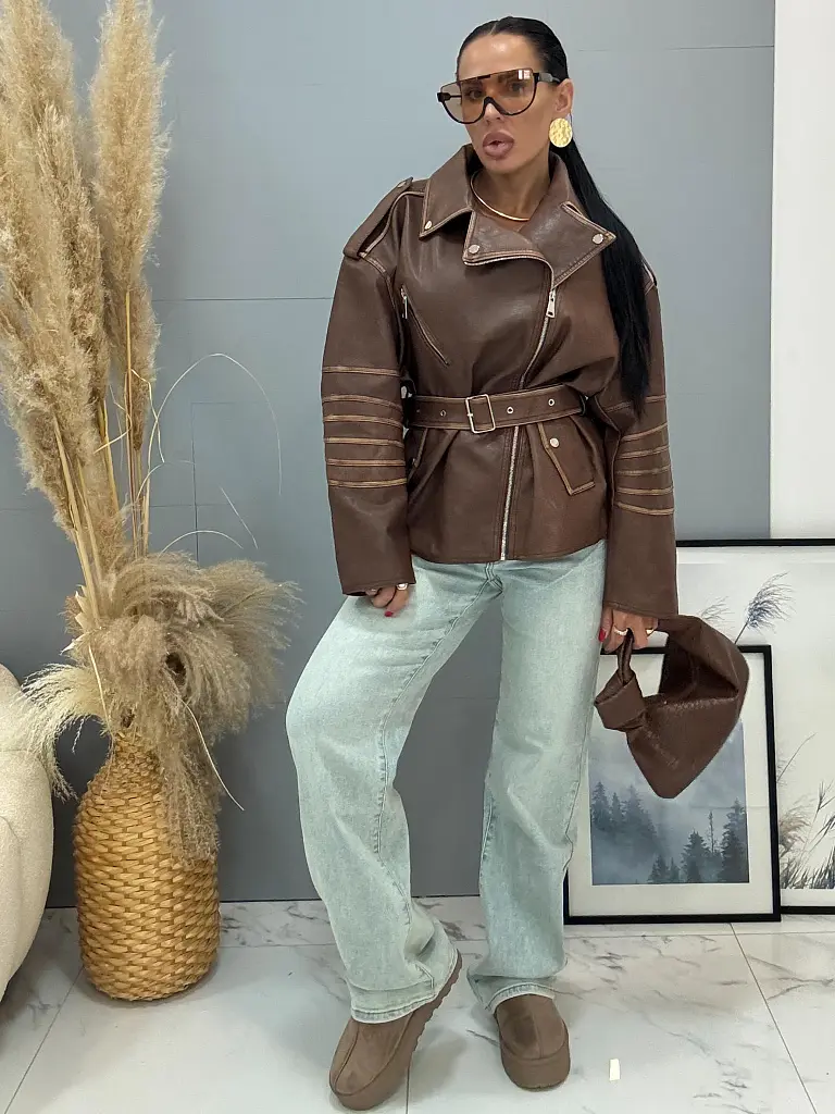 Műbőr kabát KIARA - next