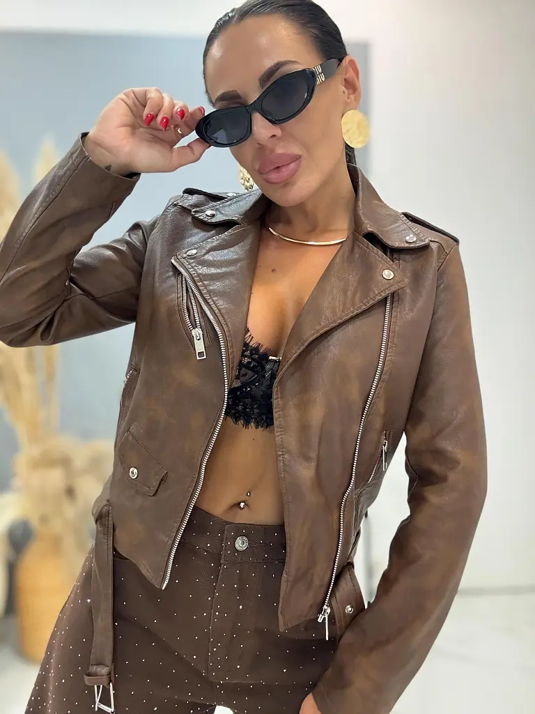 Műbőr kabát DINA - next