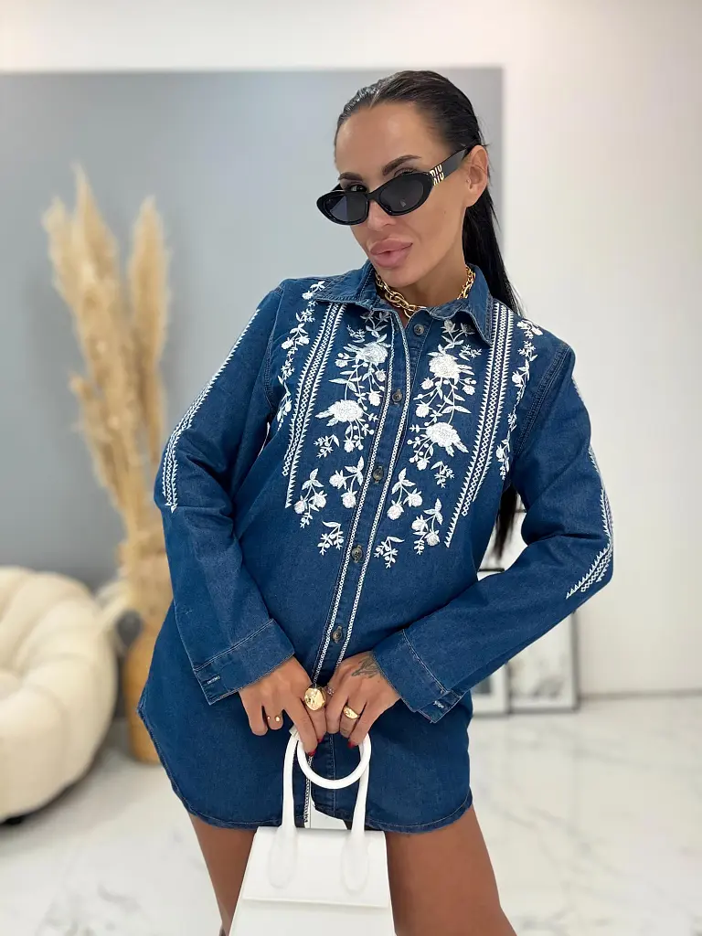 Elegáns hímzett farmering LOLITA - next