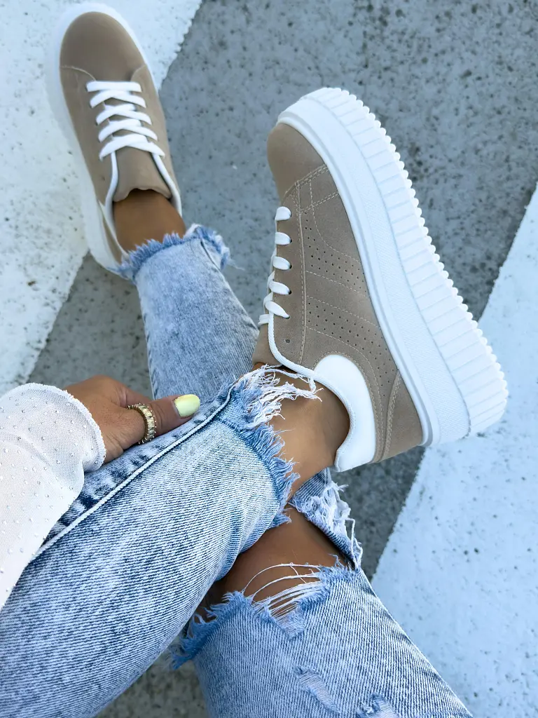 Platformos velúr női sportcipő HEIDY - next