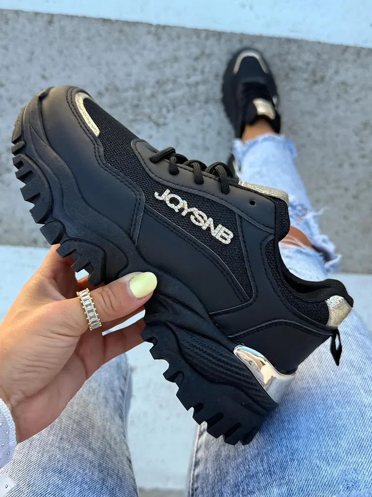 Platformos sportcipő arany színű díszekkel OLYMPIA - next