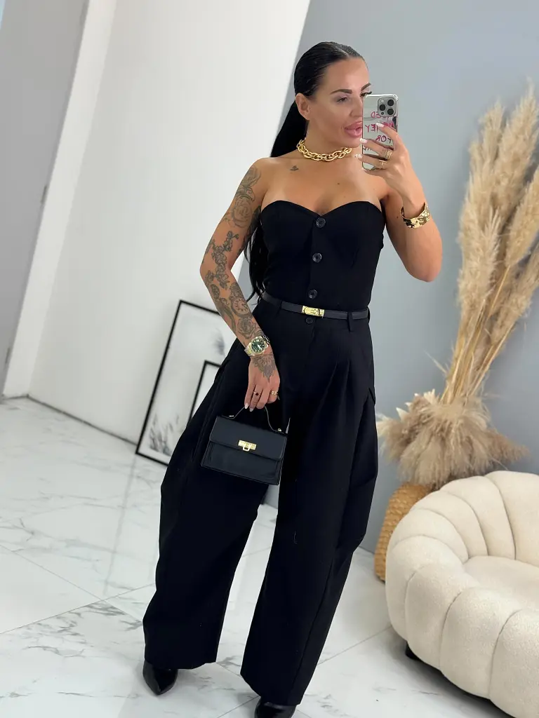 Ballon fazonú fekete nadrág SELORIA - next