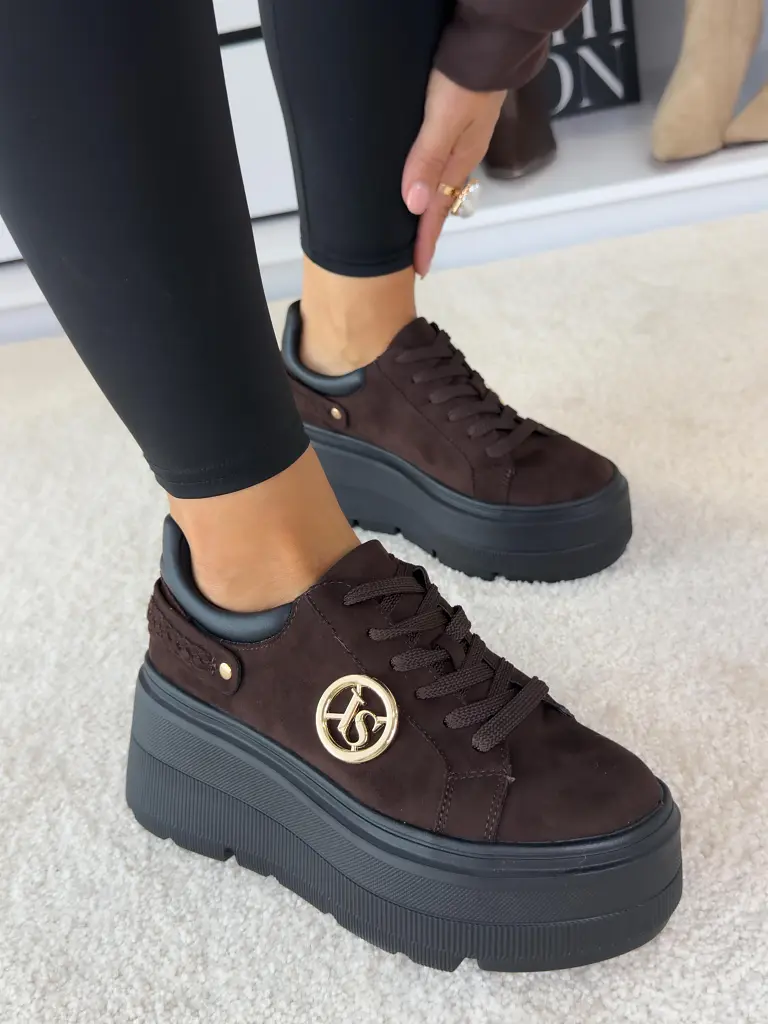 Platformos velúr női sportcipő PARIA - next